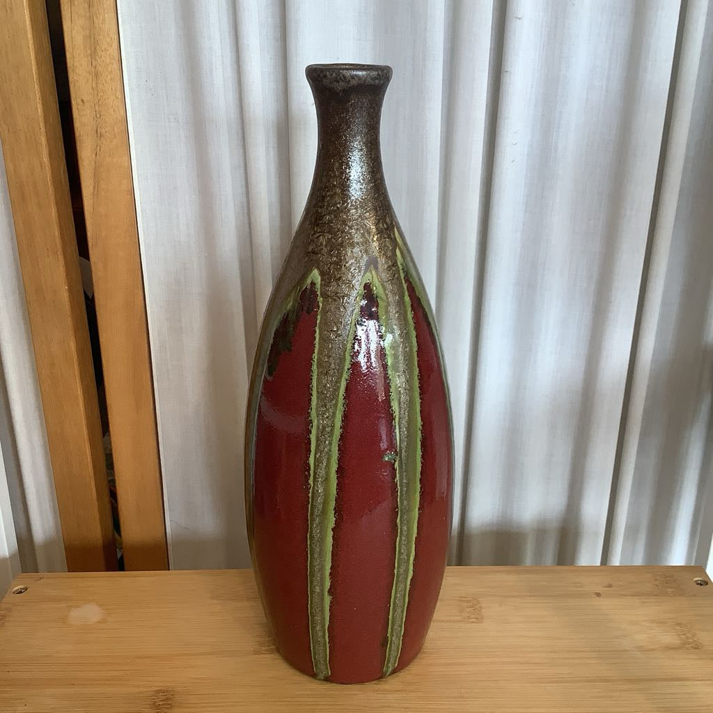 Vintage Drip Glaze Vase