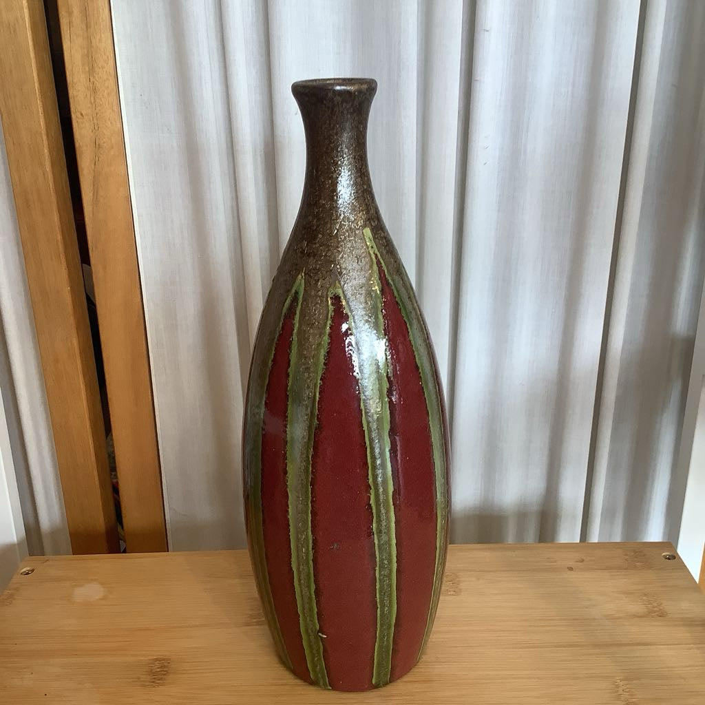 Vintage Drip Glaze Vase