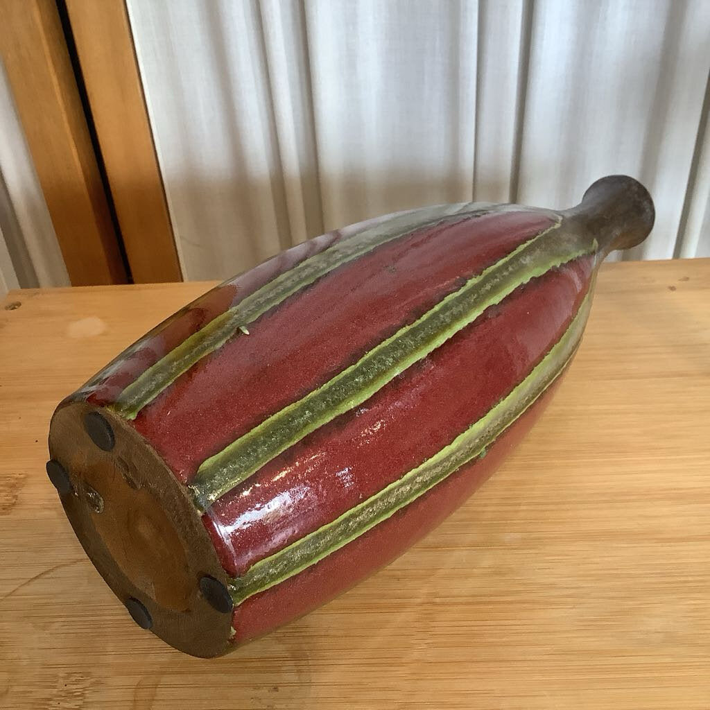 Vintage Drip Glaze Vase