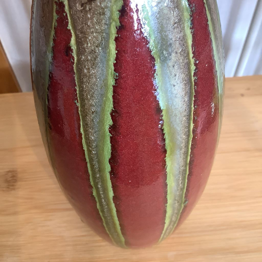 Vintage Drip Glaze Vase