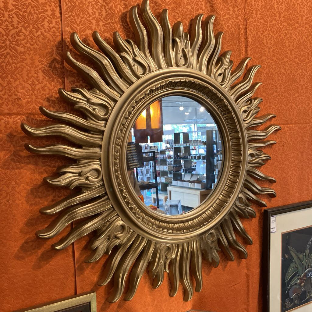 Vintage Sunburst Mirror