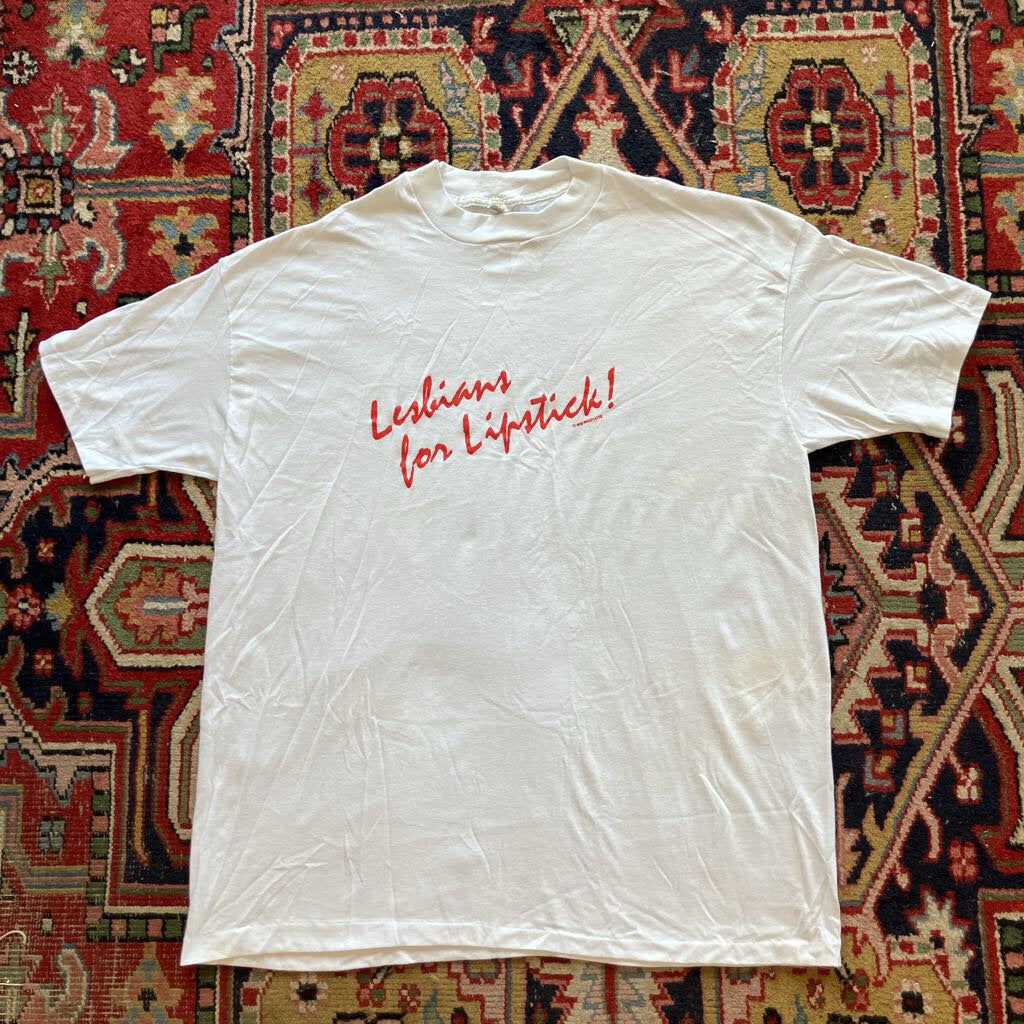 1980s Lesbians For Lipstick T-shirt