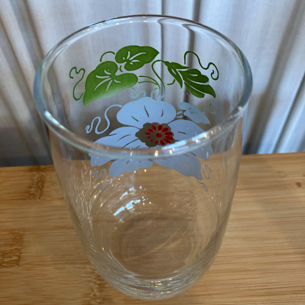 Vintage Morning Glory Poppy Tumber Set of 5