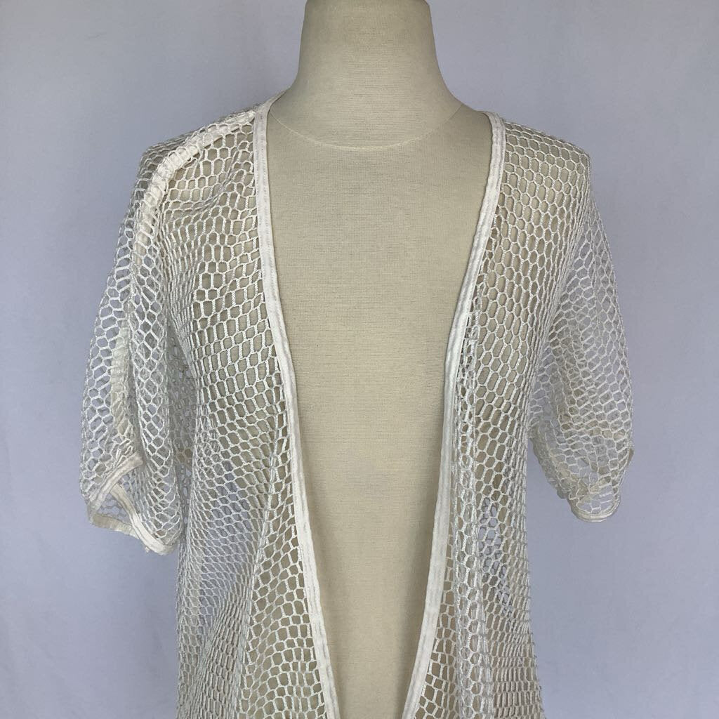 1990s Fishnet Open Cover Up