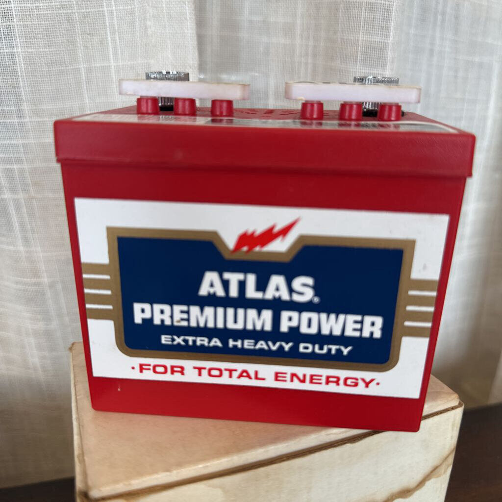 1960s Working Atlas Battery Promo AM Radio