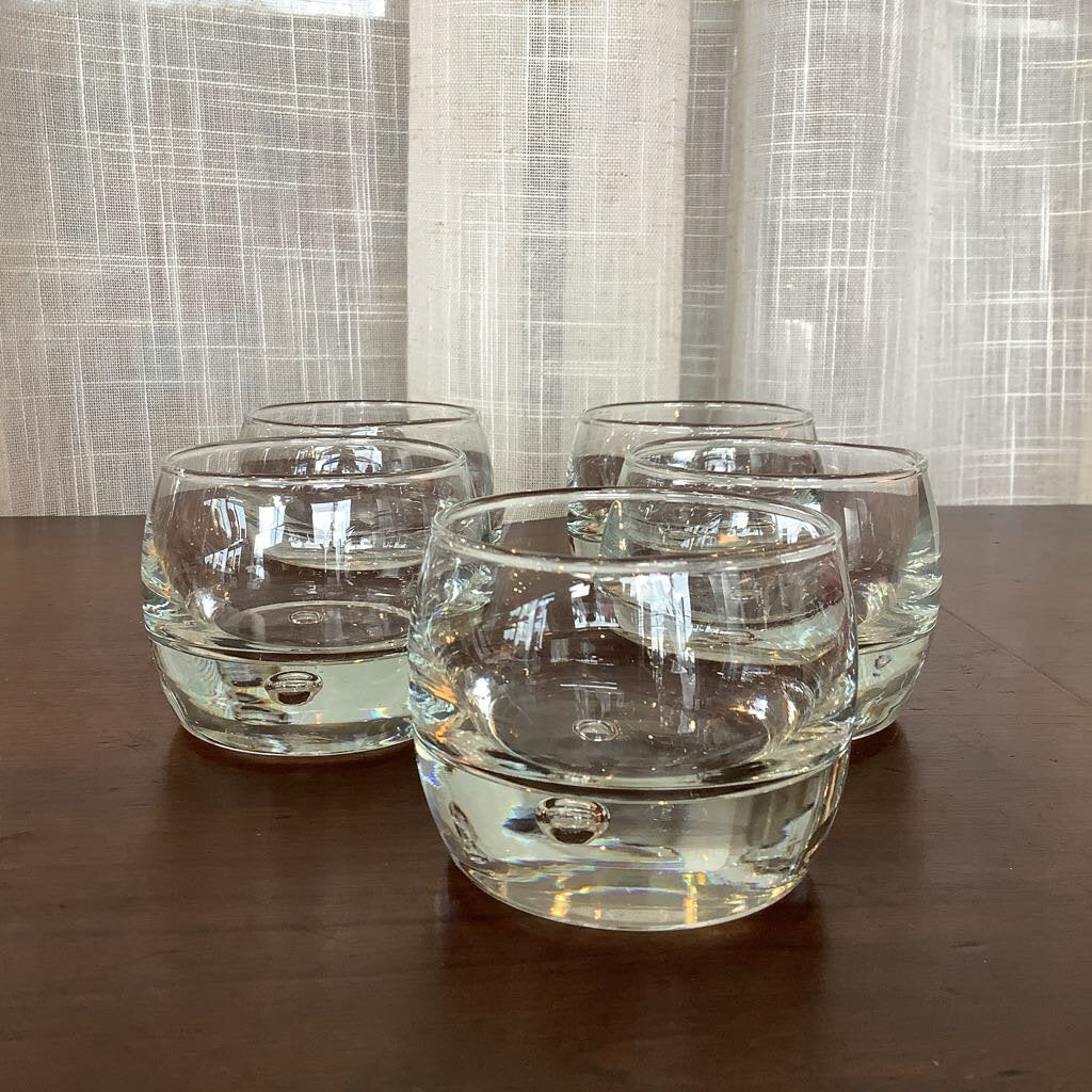 Vintage Bubble Whiskey/Shot Glasses