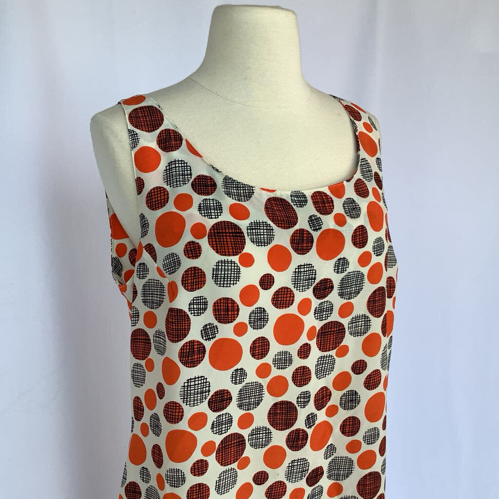 1960s Polka Dot Shift Mini Dress