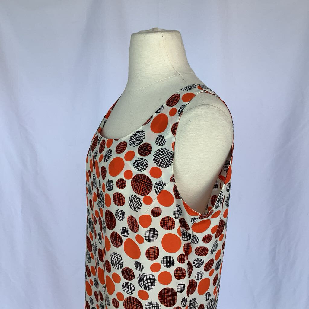 1960s Polka Dot Shift Mini Dress