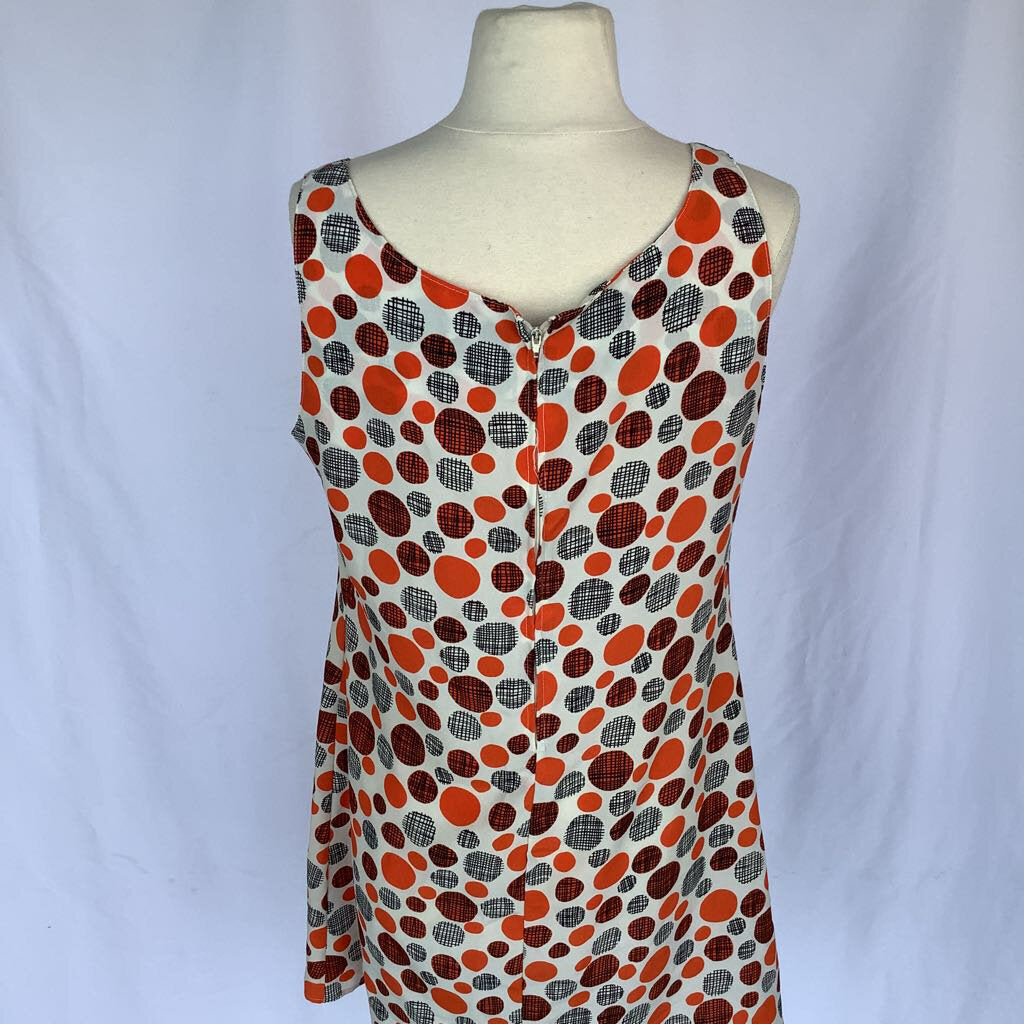 1960s Polka Dot Shift Mini Dress