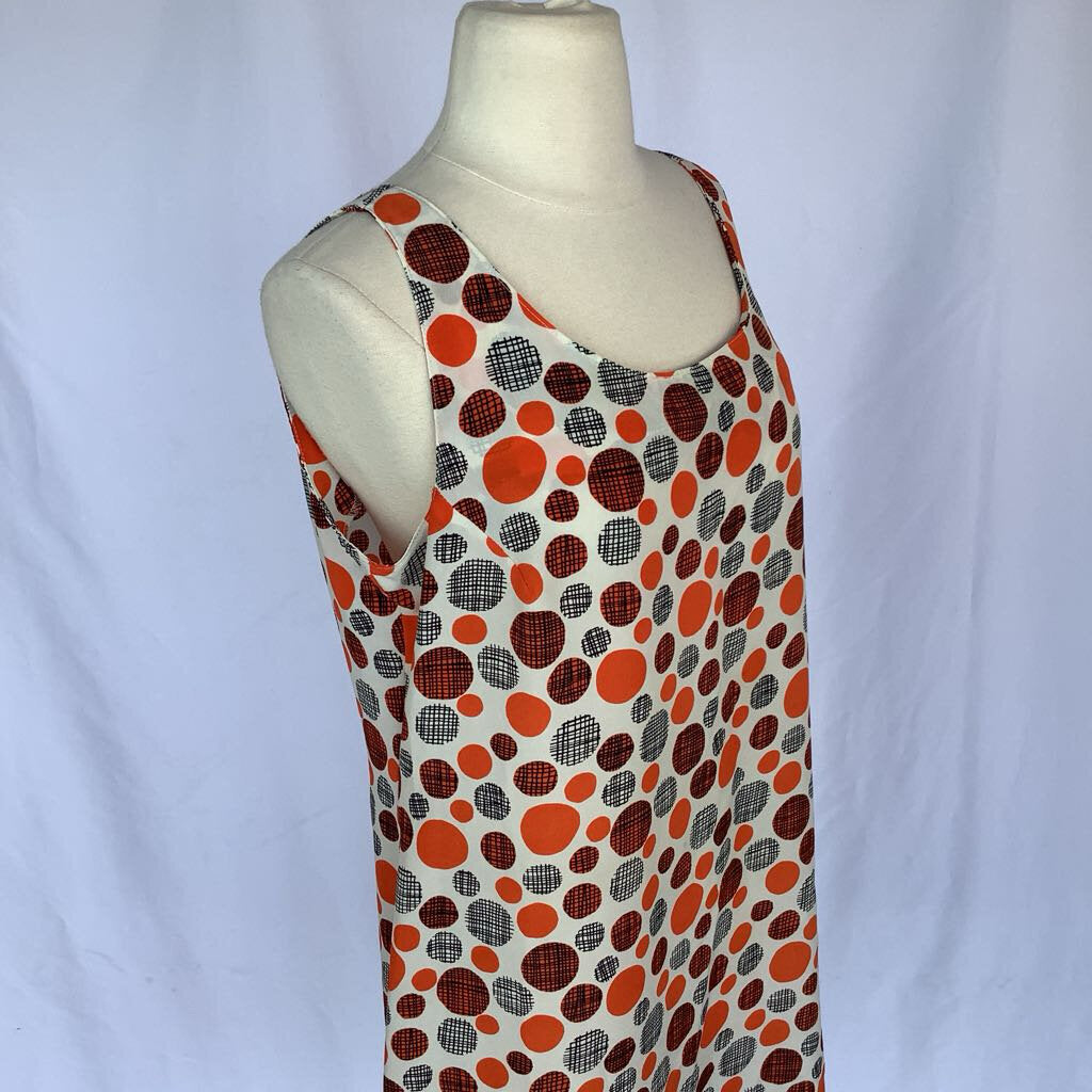 1960s Polka Dot Shift Mini Dress
