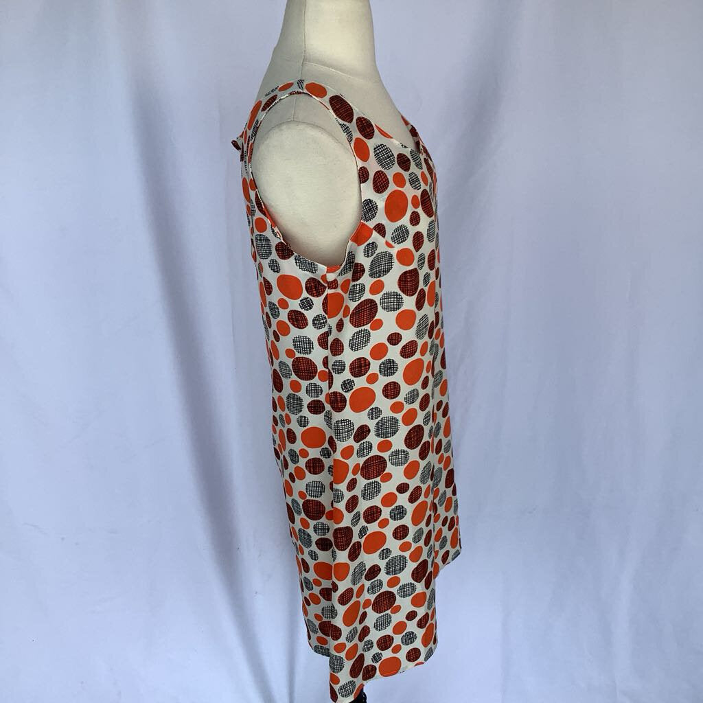 1960s Polka Dot Shift Mini Dress