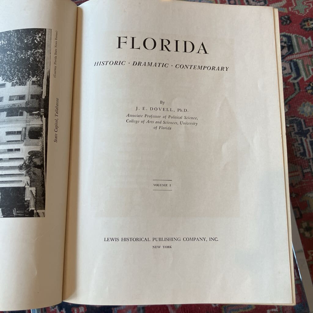 1952 Florida Historic Dramatic Contemporary Volume 1-3