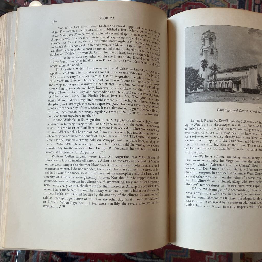 1952 Florida Historic Dramatic Contemporary Volume 1-3