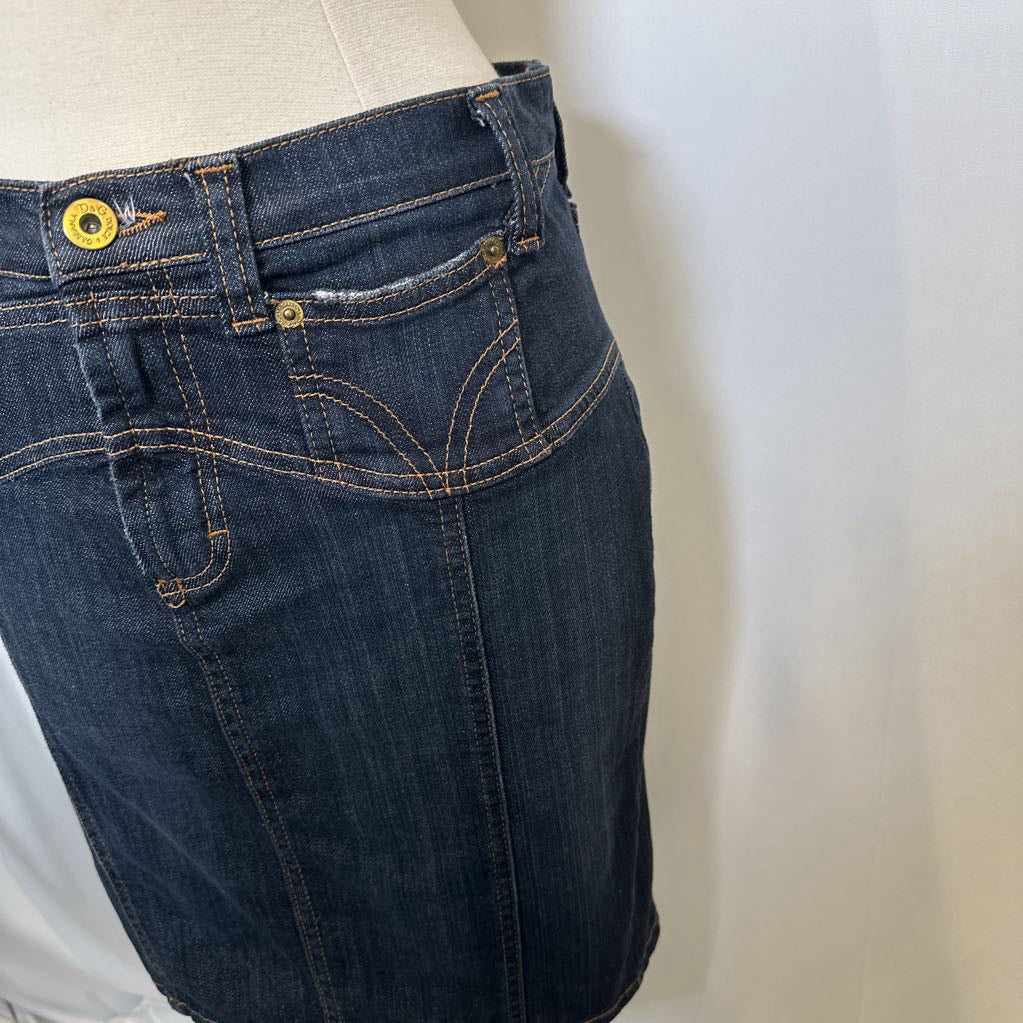 Y2K Dolce & Gabbana Denim Pencil Mini Skirt