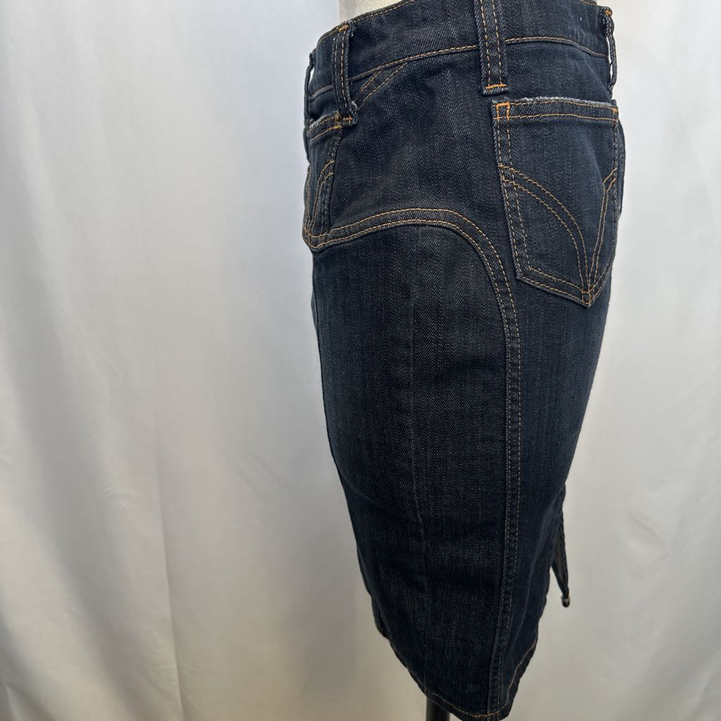 Y2K Dolce & Gabbana Denim Pencil Mini Skirt