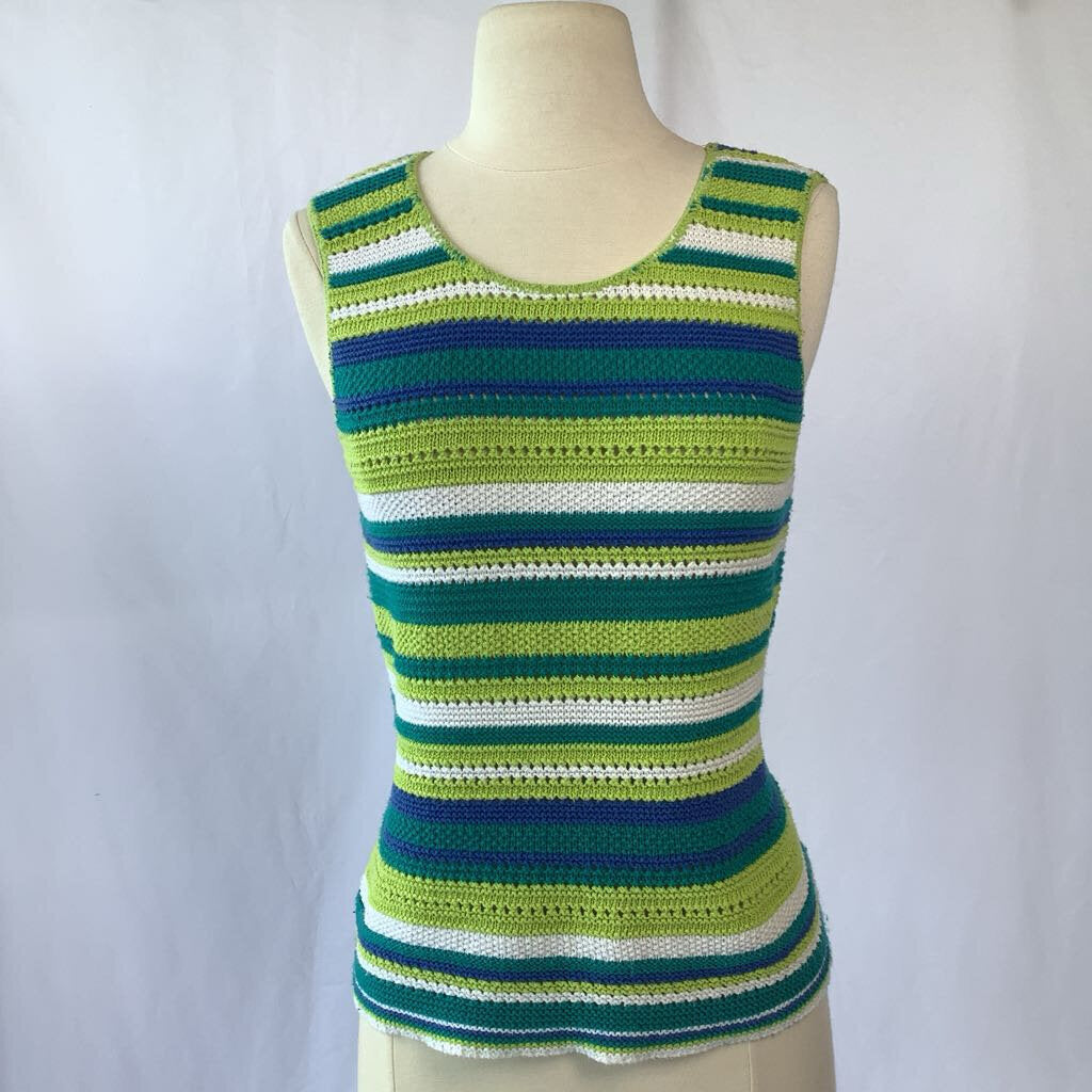 1990s Knitted Stripped Tank