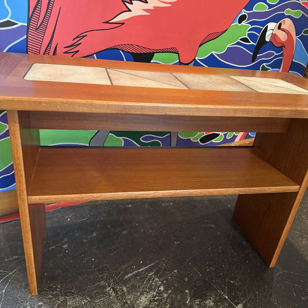 Mid Century Teak Wood Danish Console Table by Gangso Mobler Denmark