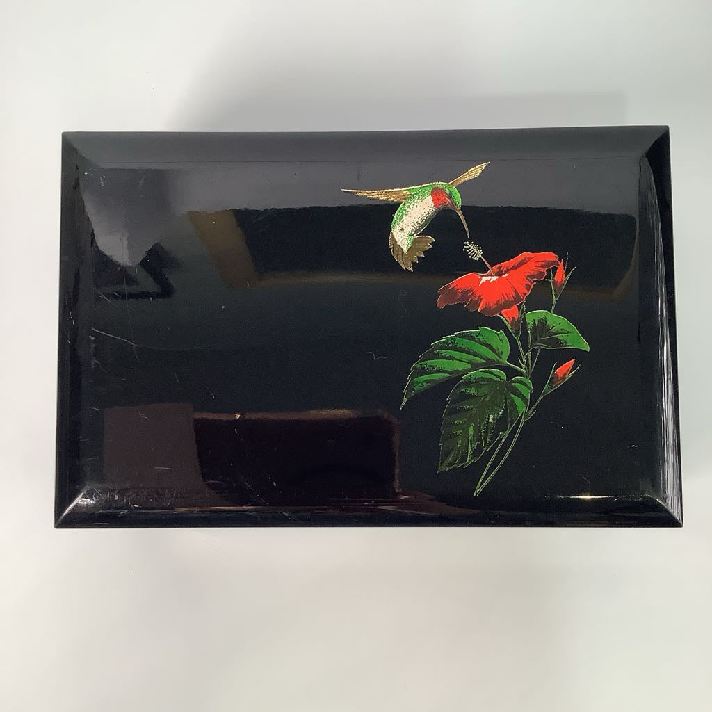 Vintage Lacquerware Otagiri Japan Jewelry Music Box