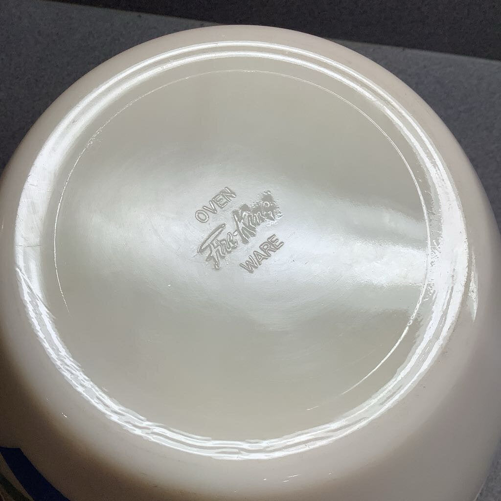 Vintage Fire King Tulip Mixing Bowl