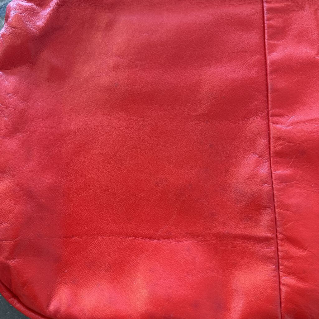 1980s Hand Painted Poppy "Moon Bag'
