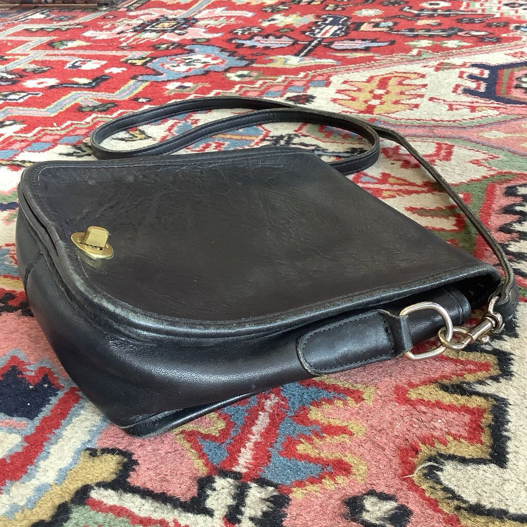 Vintage Coach Black Crossbody