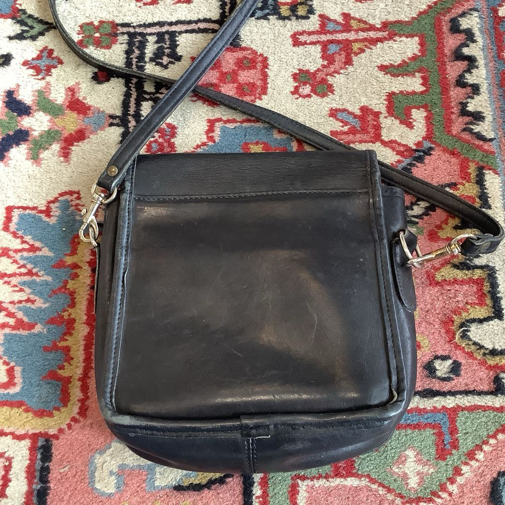 Vintage Coach Black Crossbody