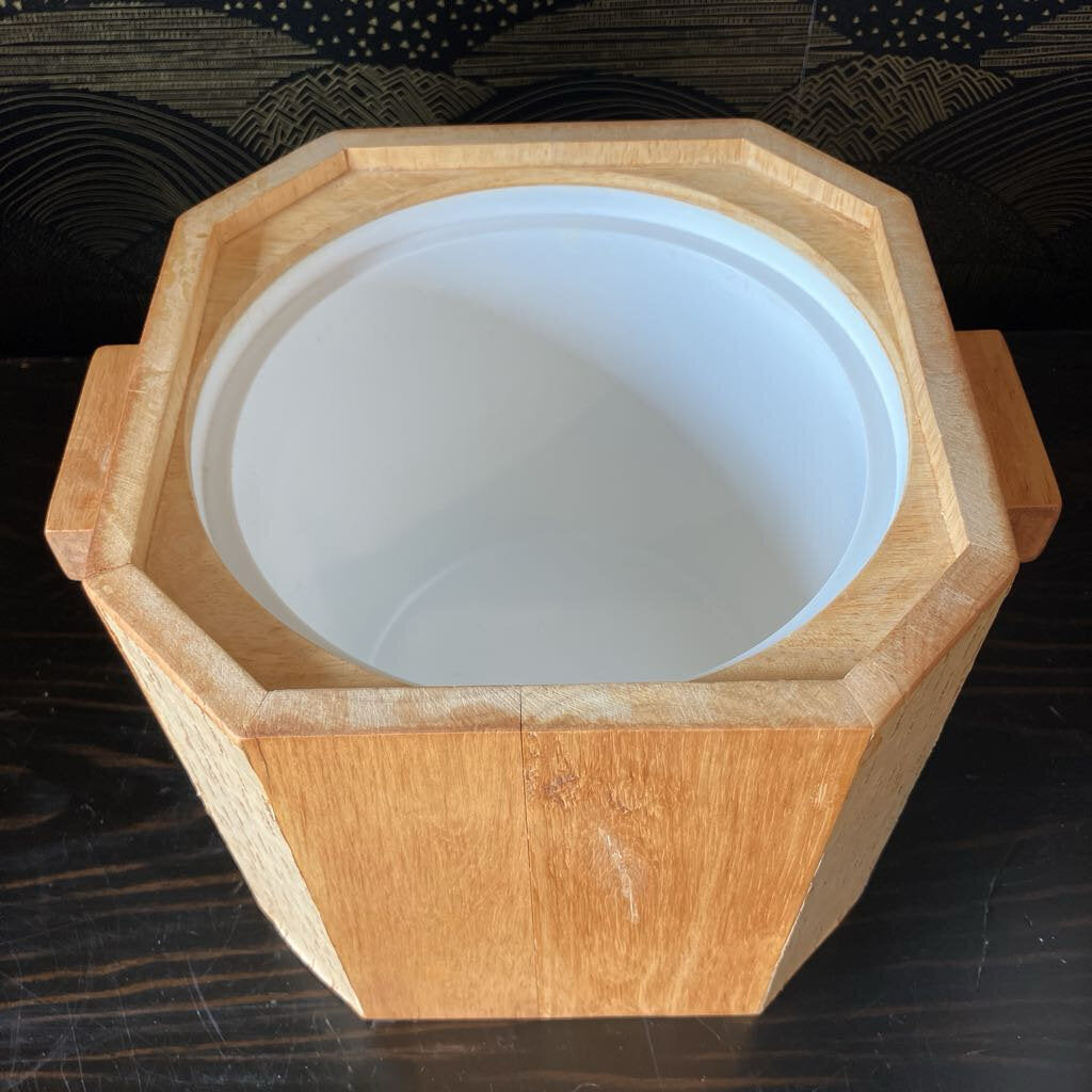 Vintage Georges Braird Ice Bucket with Tongs