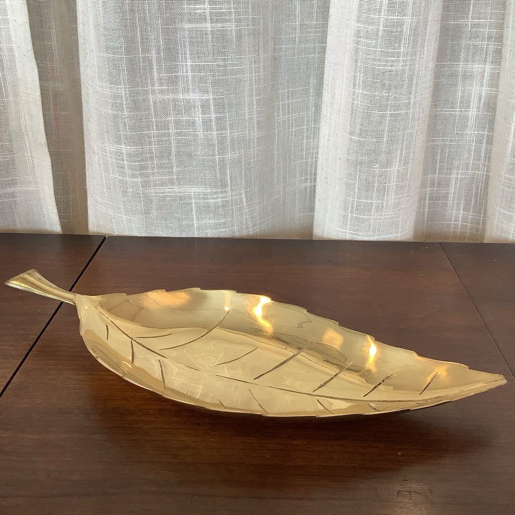 Brass Leaf Dish