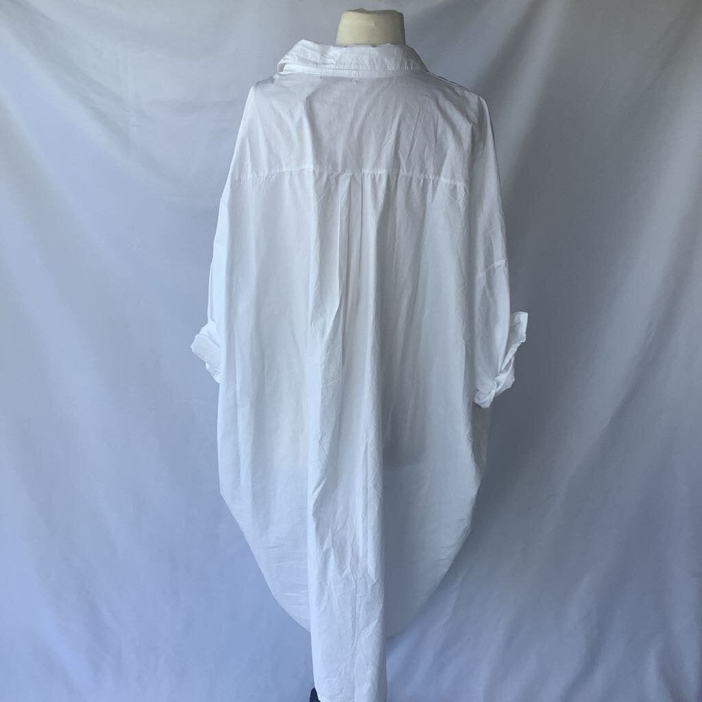 White Shirt Jacket Dress Oversize Designer