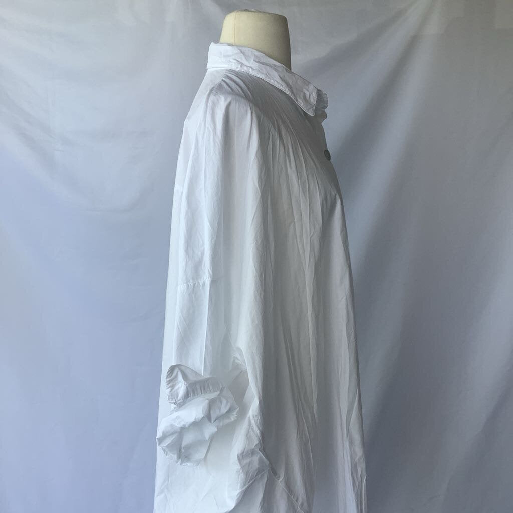 White Shirt Jacket Dress Oversize Designer