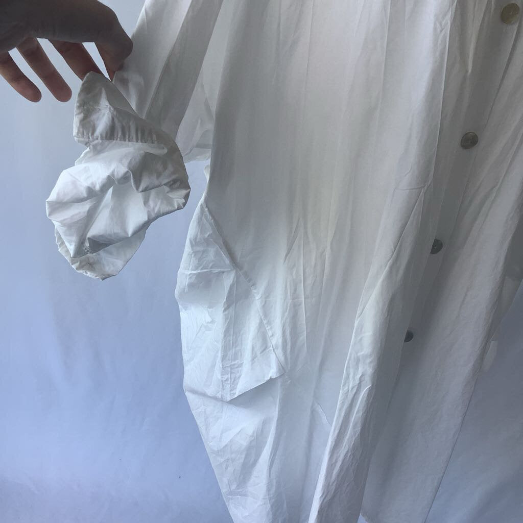White Shirt Jacket Dress Oversize Designer