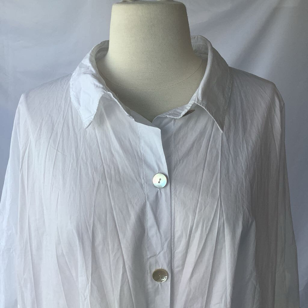 White Shirt Jacket Dress Oversize Designer