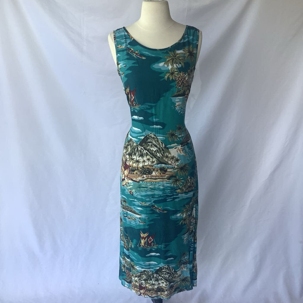 Rayon Jane Ashley Hawaiian Dress