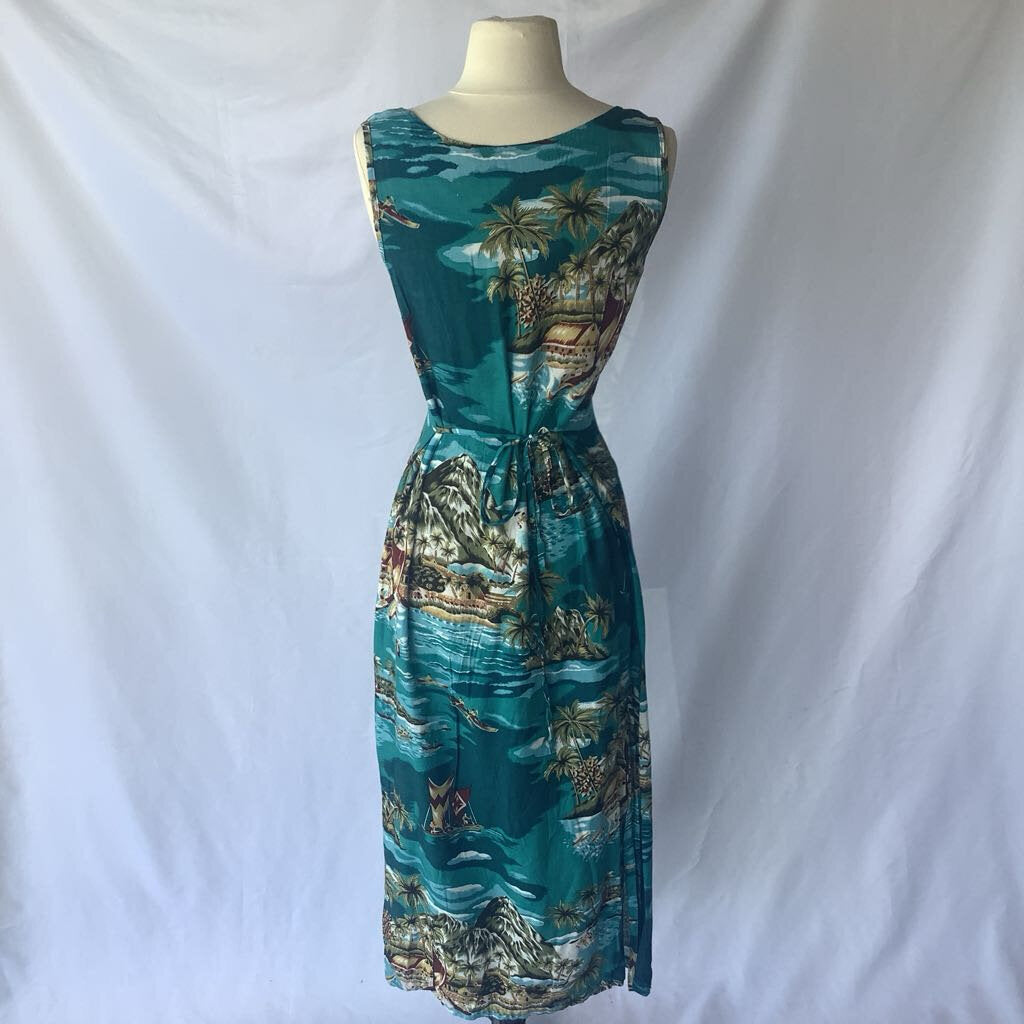 Rayon Jane Ashley Hawaiian Dress