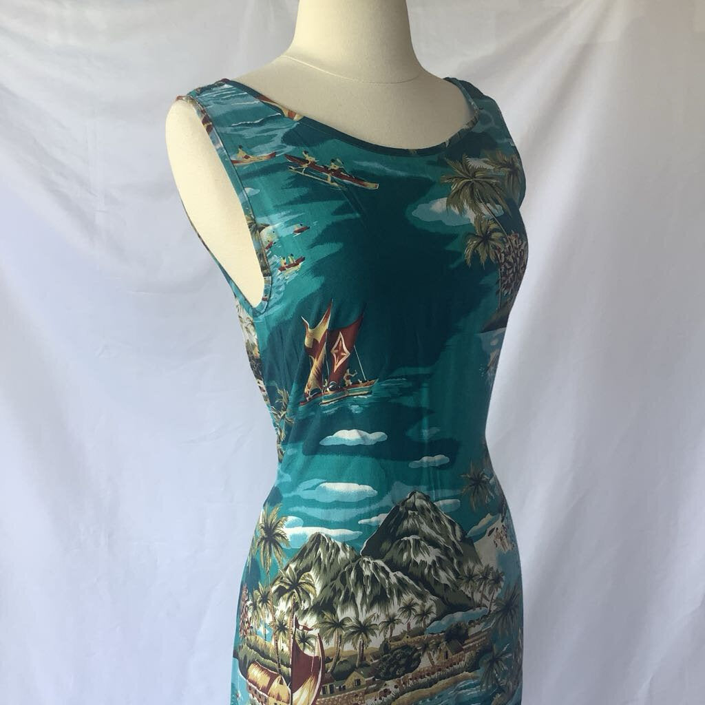 Rayon Jane Ashley Hawaiian Dress