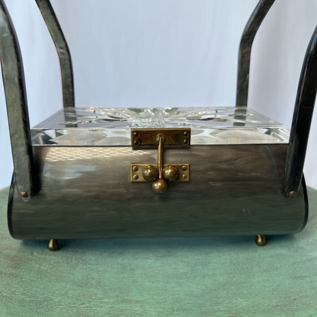 1950s Acrylic Box Purse - Unsigned
