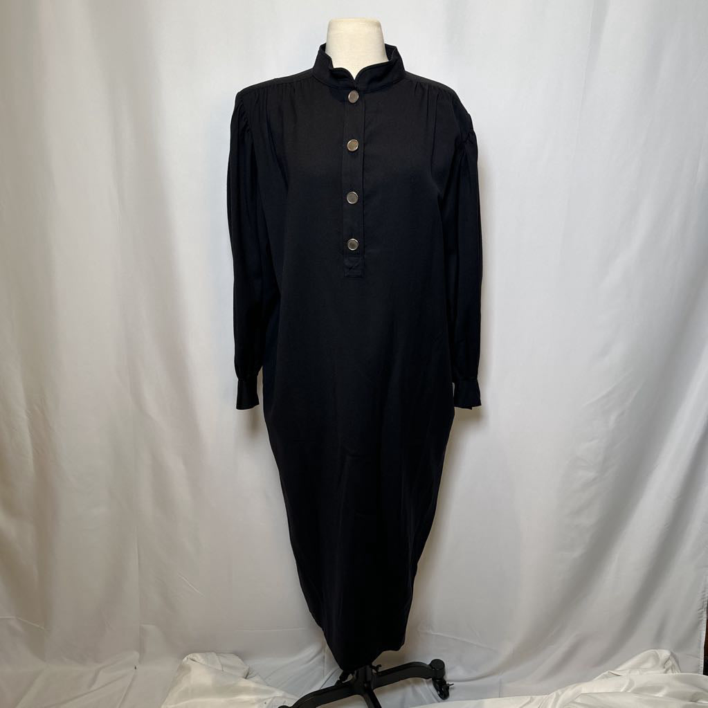 80s YSL Variations Frock Dress