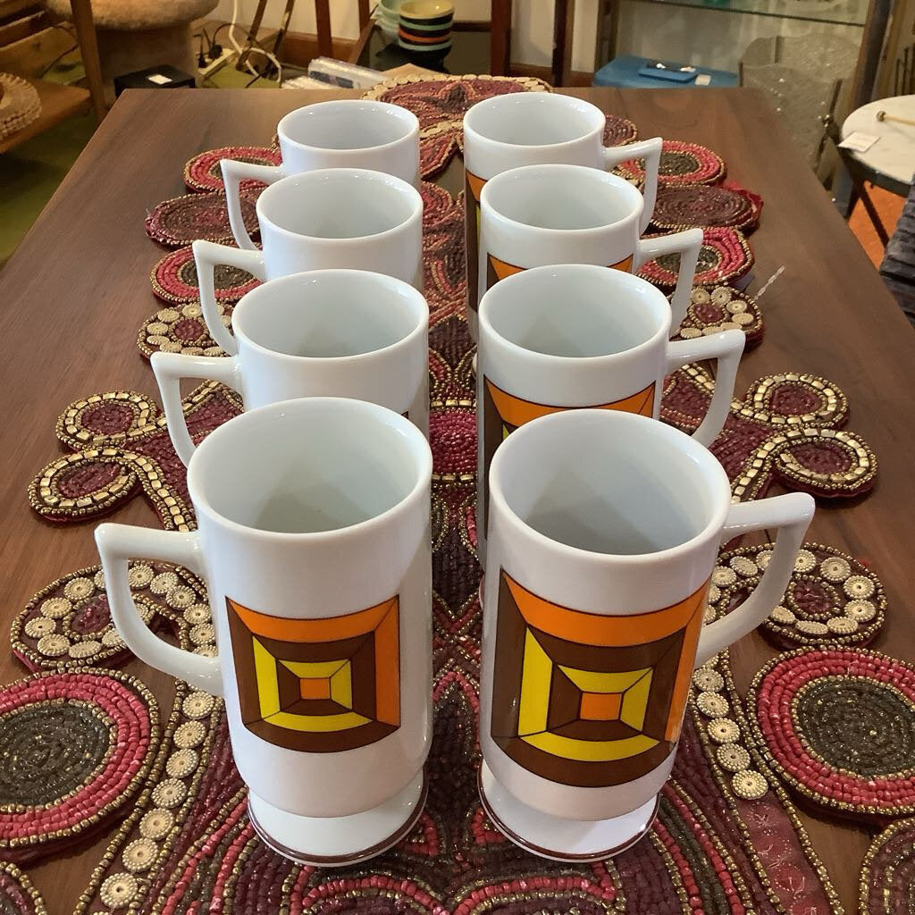 MCM Mod Espresso Mugs