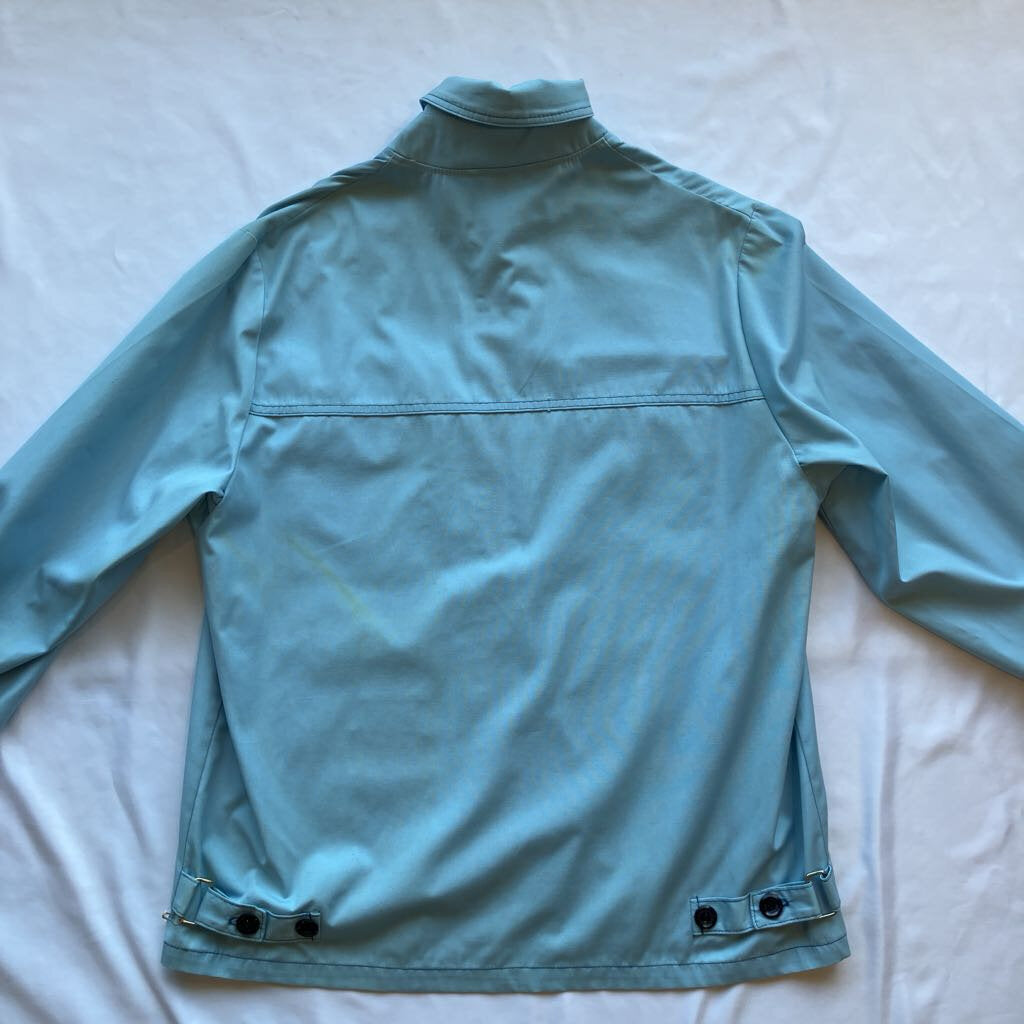 1960s Men's Baby Blue Golf Jacket