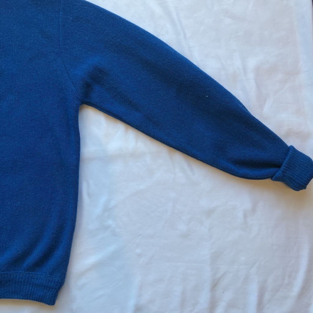Vintage 60s McGregor Sportswear Blue Mohair Cardigan