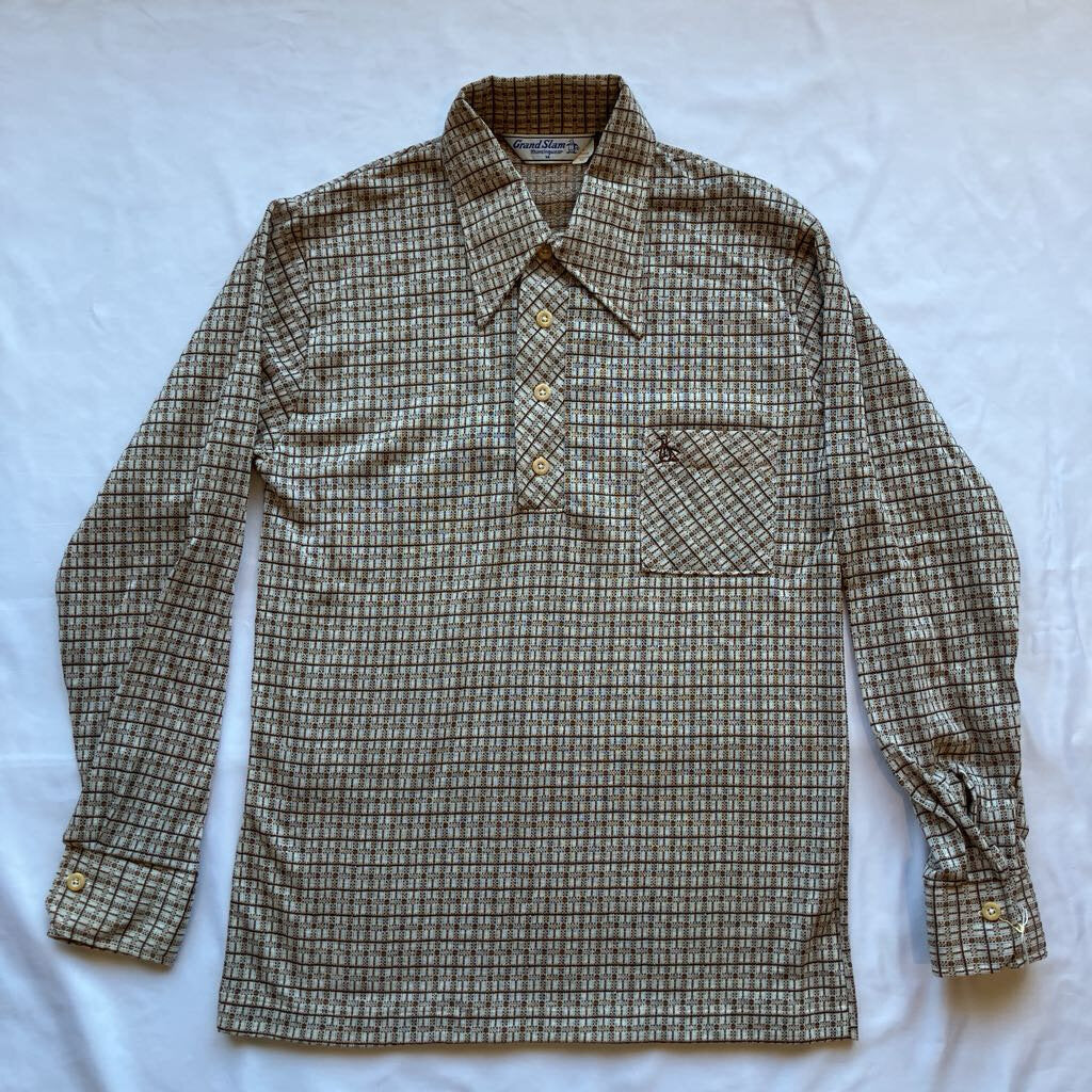 1970s Men's Munsingwear Half Button Shirt