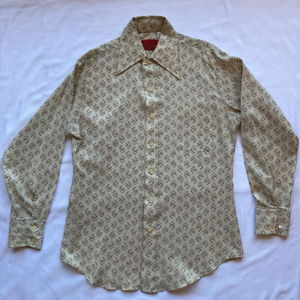 1970s Sears Dagger Collar Shirt