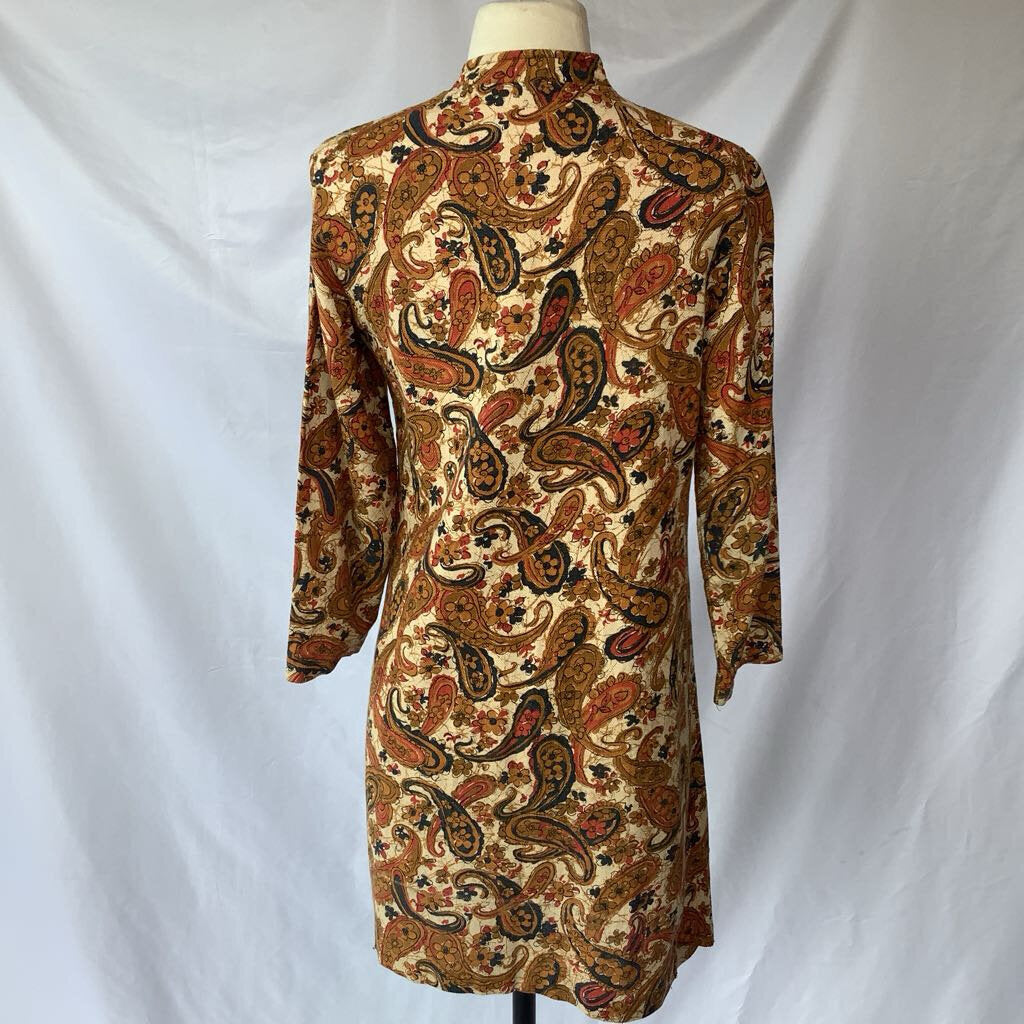 1960s Paisley Tapestry Duster Jacket