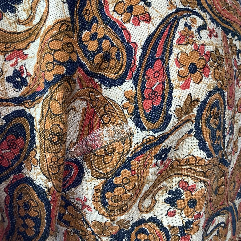 1960s Paisley Tapestry Duster Jacket