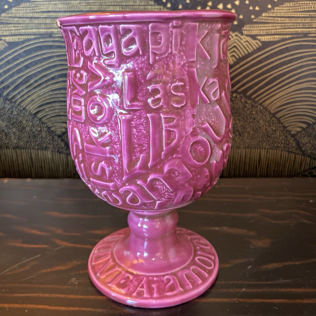 Vintage Set of Four Ceramic Love Mugs