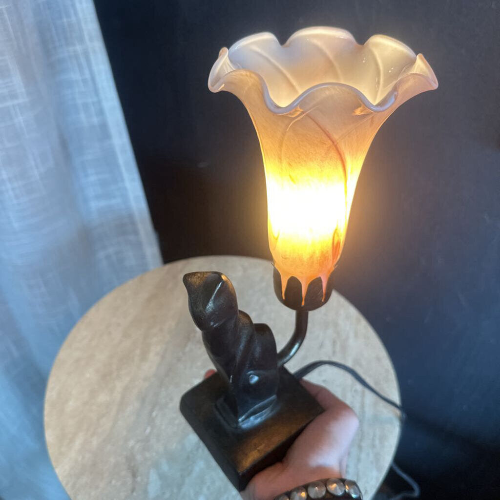 Art Deco Cat Lamp