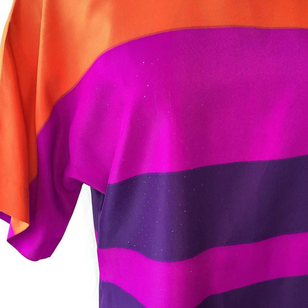 1970s Vera Neumann Color Block Mini Dress Tunic