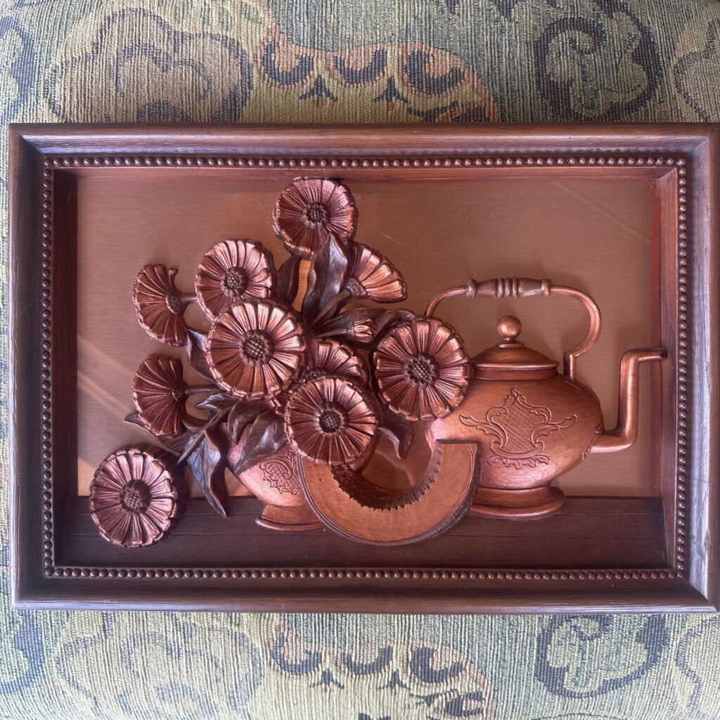 1970's Copper Floral Decor by Coppercraft Guild