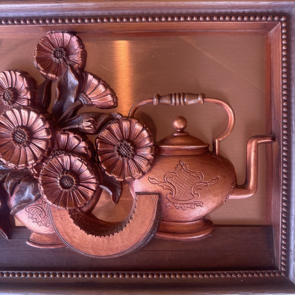 1970's Copper Floral Decor by Coppercraft Guild