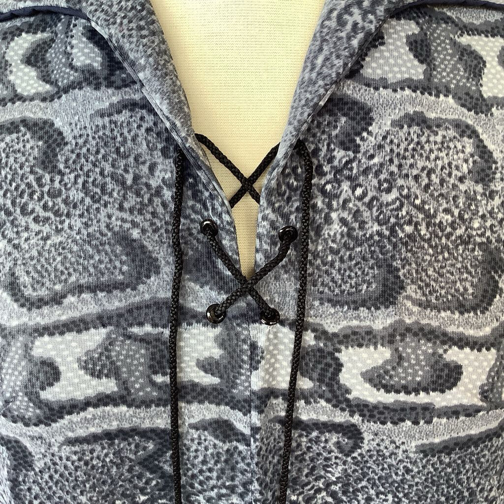 1960s Python Print Mini Dress